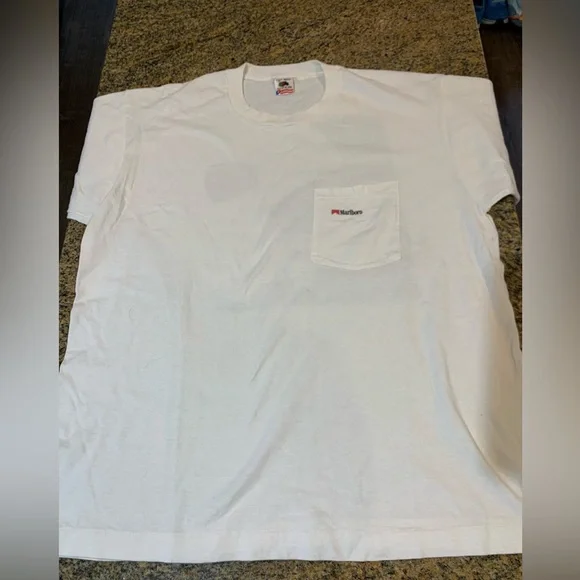 Vintage single stitch Marlboro tshirt cowboy cigarette graphic Size XL - Picture 2 of 7